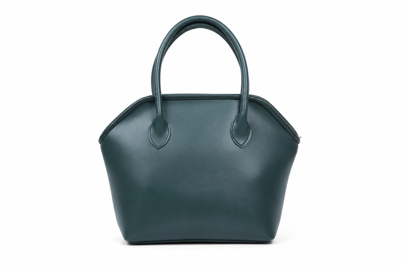 Cleste in Green — Hexagon Hand Bag by ZelVelora